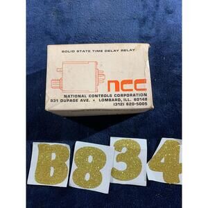 NCC MODEL CCK-00120-461 SOLID STATE TIME DELAY RELAY NEW IN BOX INDUSTRIAL GRADE